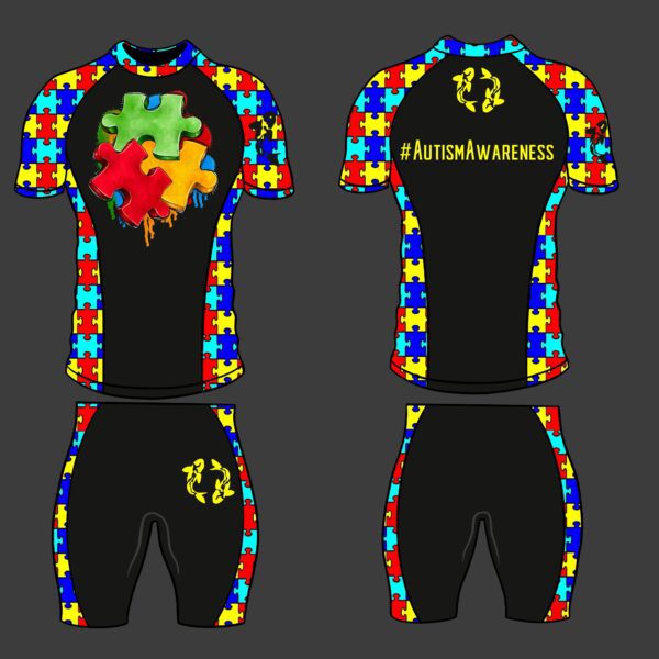 Autism Awareness Rash Guard Set