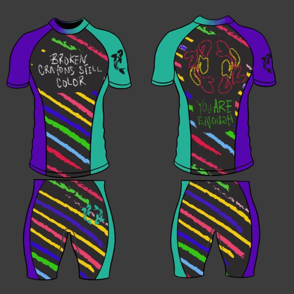 Broken Crayons Rash Guard Set