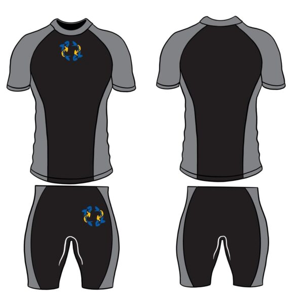 Youth Competition Line Rash Guard Set - Image 3