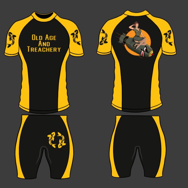 Old Age & Treachery Rash Guard Set